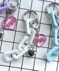 WEGO ハートチェーンキーホルダー