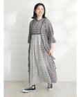 CRAFT STANDARD BOUTIQUE インド綿混エスニック切替ワンピース