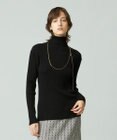 J.PRESS YORK STREET 【WOMEN】ANTI PILLING WOOL リブタートルニット