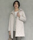 J.PRESS LADIES L 【WEB限定カラーあり・洗える】コンパクトタフタキルティング フーデッド コート