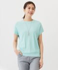 J.PRESS LADIES 【洗える】レーヨンエリートストレッチ フレンチスリーブ ニット
