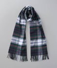 AURORA 【Johnstons of Elgin（ジョンストンズ オブ エルガン）】 カシミヤ100％起毛チェック柄ストール