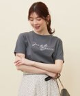 ANY SIS S ロゴ刺繍 Tシャツ