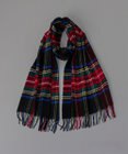 AURORA 【Johnstons of Elgin（ジョンストンズ オブ エルガン）】 カシミヤ100％起毛チェック柄ストール