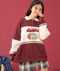 earth music&ecology Ｄｉｓｎｅｙ／レトロコミックハーフｚｉｐスウェット