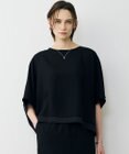 ICB L 【先行予約・WEB限定カラーあり】 FluidBackSatin クロップドブラウス