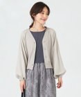 【洗える】シアースリーブ カーディガン