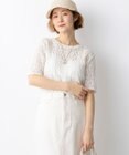 23区 S リンクルレースジャージー 5分袖 TEE