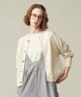 J.PRESS YORK STREET 【WOMEN】コットンケーブル カーディガン