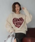 WEGO 【ユニセックス着用ITEM/MLサイズ展開/25年秋冬新作】ファジーグラフィックプルオーバー