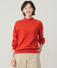 J.PRESS LADIES S 【洗える】CASHMERE BLEND スタンドカラー ニット