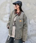 WEGO 【ユニセックス着用ITEM/MLサイズ展開】ワーカーズキルティングZIPジャケット
