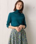 組曲 MINA六分袖タートルネック ニット