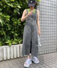 WEGO デニムWジップジャンスカ
