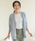 J.PRESS LADIES L 【洗える】 Co/Peライト Vネック カーディガン