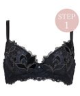 BRADELIS New York 【BRADELIS New York / 育乳補整ブラ・STEP1 集める】ウェンディステップ1ブラ25A1  補正 ブラジャー