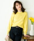 ANY SIS S 【WEB・一部店舗限定】ダブルカラー ニット