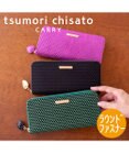 tsumori chisato CARRY つぶつぶドットプリント ラウンドファスナー長財布