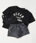 OP／FILA 【Ocean Pacific】Ｔシャツ付きセパレート水着3点セット