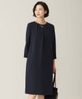 J.PRESS LADIES S 【WEB限定カラーあり・洗える】セラテリーダブルクロス ワンピース