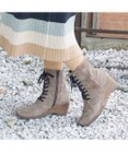 MODE ET JACOMO <D'ICI>ウェッジソールレースアップブーツ