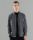 JOSEPH HOMME 新柄【オリジナル素材】ギンガムシャンブレーストレッチ　レギュラーカラーシャツ