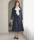 Feroux 【洗える】パールボタンジャケット×スカート セットアップ