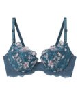 une nana cool Accent flower バックスタイルまでかわいい 3/4カップブラジャー