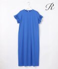 23区 【R(アール)】プレミアムコットンジャージー フリルスリーブ ワンピース