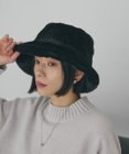 AMERICAN HOLIC フェイクファーバケットハット