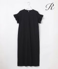 23区 【R(アール)】プレミアムコットンジャージー フリルスリーブ ワンピース