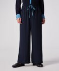 Paul Smith バックサテン ジョーゼット ワイドパンツ