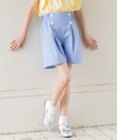 組曲 KIDS 【150-160㎝】シャンブレー ショートパンツ