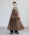 Green Parks ・Ｐｅｔｉｔ　Ｆｌｅｕｒ　シアーティアードキャミワンピ