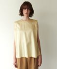 NAVE 【ReNAVE　洗える】グロスサテンブラウス