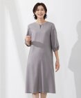 J.PRESS LADIES 【セットアップ対応・洗える・UVケア・速乾】 OXIJEWELストレッチ ワンピース