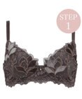 BRADELIS New York 【BRADELIS New York / 育乳補整ブラ・STEP1 集める】ウェンディステップ1ブラ25A1  補正 ブラジャー