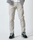 J.PRESS MEN オーガニックコットントリコチンストレッチ スローンパンツ