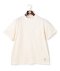 J.PRESS MEN カスリ モックネック Tシャツ