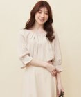 ANY SIS S 【洗える】ラッフルフレアジョーゼット ブラウス