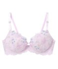une nana cool Accent flower バックスタイルまでかわいい 3/4カップブラジャー