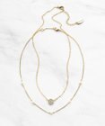 TOCCA DAHLIA LAYERED NECKLACE 淡水パール レイヤード ネックレス