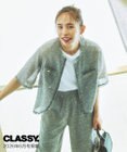 ICB L 【CLASSY.掲載】サマーレノクロス ワイドパンツ