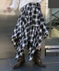 WEGO チェックシャツラップスカート