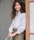 ANY SIS 【洗える】エンブロイダリースリーブ ブラウス