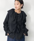 CRAFT STANDARD BOUTIQUE ビッグ襟フリルブラウス