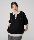 WEGO 【ユニセックス着用ITEM/MLサイズ展開】ワンポイントニットポロシャツ（SS）