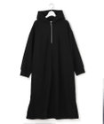 J.PRESS YORK STREET 【WOMEN】ウールライクジャージー フーデットロング ワンピース