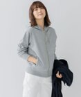 23区 【洗える】オーガニックコットンテリー ジップアップ フーディー