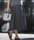 J.PRESS LADIES L 【洗える・吸水速乾・接触冷感】リネンツイル スカート